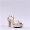 Unisa Onoa Platform High Heel Sandal - Gold Leather